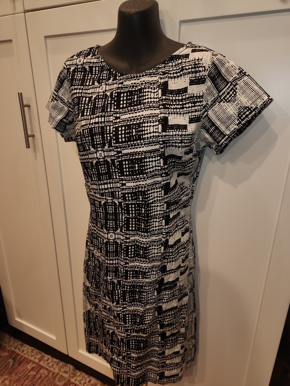 🍉Orientique Patterned Short Sleeved Dress